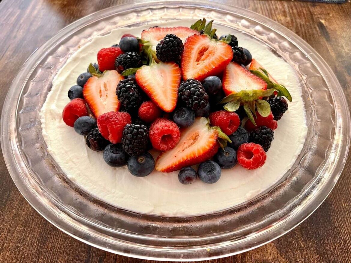No-bake cheesecake