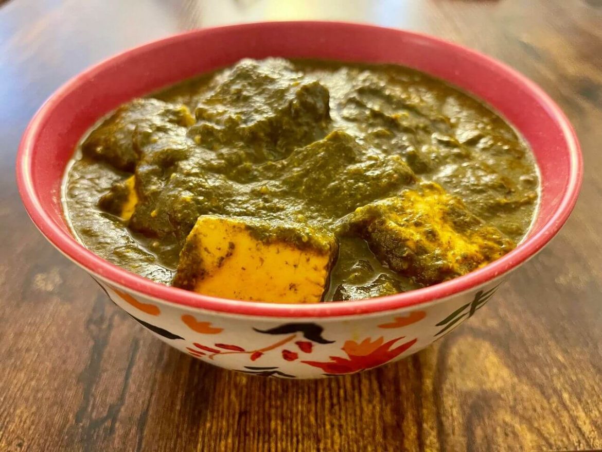 Spicy Palak Paneer