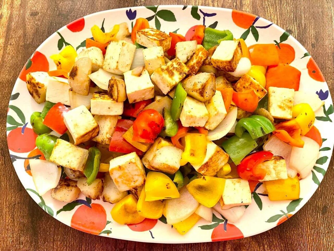 Tofu and Veggies Platter