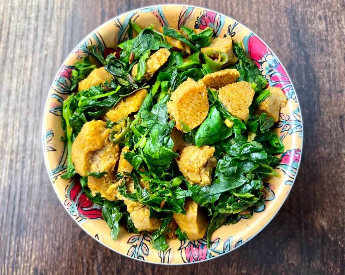 FRESH FENUGREEK AND SOY CHUNKS